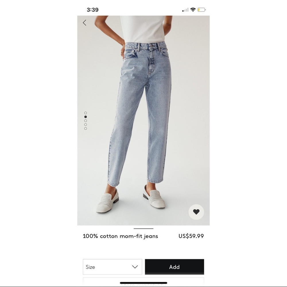 Mango mom jeans